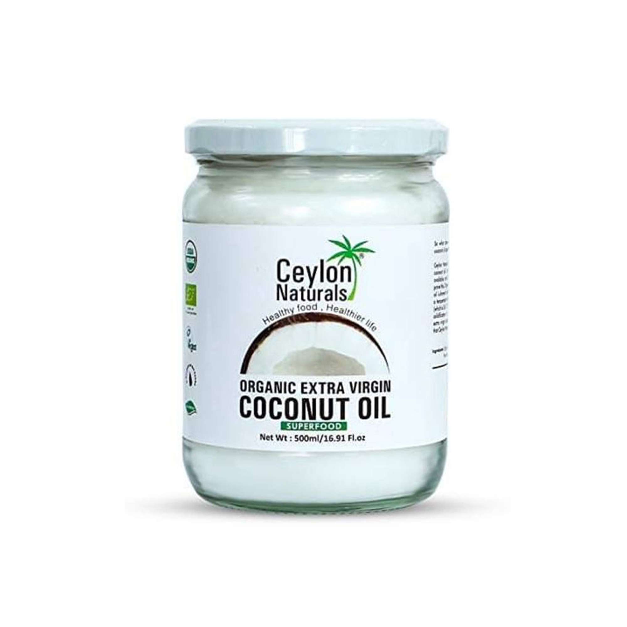 Organic Extra Virgin Coconut Oil 500ml